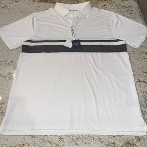 MATTE GREY HAUS of GREY Mens golf shirt NWT size Large